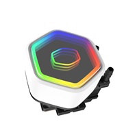 Cooler Master vodní chladič MasterLiquid 240 Core II, 2x240mm, LGA1851, AM5, bílá