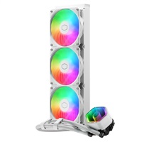 Cooler Master vodní chladič MasterLiquid 360 Core II, 3x120mm, LGA1851, AM5, bílá