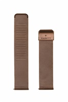 Garett univerzální řemínek 18 mm, zlatorůžový kovový, typ Mesh rose gold