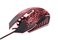 TRUST myš GXT 105X Izza Mouse, optická, černá