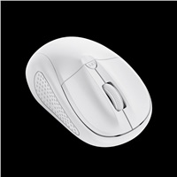 TRUST Myš PRIMO WIRELESS MOUSE MATT WHITE, USB, bezdrátová