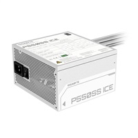 GIGABYTE zdroj P550SS ICE, 550W, 80+ Silver, 120mm, ATX 3.0, bílá