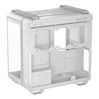 ASUS case TUF GAMING GT502 HORIZON, Mid Tower, průhledná bočnice, 4x 120mm ARGB Fan, bílá
