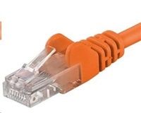 PREMIUMCORD Patch kabel UTP RJ45-RJ45 CAT5e 3m oranžová