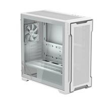 GIGABYTE case GB-C102GI, Mid Tower, 2x USB3.0, Průhledná bočnice, 2x 120mm Fan, bílá