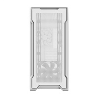 GIGABYTE case GB-C102GI, Mid Tower, 2x USB3.0, Průhledná bočnice, 2x 120mm Fan, bílá