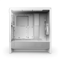 NZXT skříň H5 Flow edition / 2x120 mm fan / USB 3.0 / USB-C 3.1 / průhledná bočnice / mesh panel / bílá