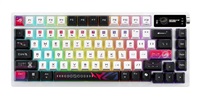 ASUS Klávesnice ROG Azoth X, Mechanická, Bezdrátová BT, RF 2.4GHz, US, bílá