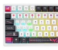 ASUS Klávesnice ROG Azoth X, Mechanická, Bezdrátová BT, RF 2.4GHz, US, bílá