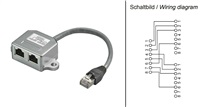 PremiumCord Modulární RJ45 2 porty 10/100Base T
