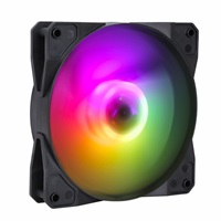 EVOLVEO 12FM ventilátor 120mm, ARGB ring, černý rám, master