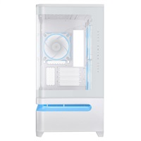 ASUS Case AP202 PRIME CASE, mATX, Průhledná bočnice, 3x 120mm ARGB Fan, bílá
