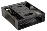 CHIEFTEC skříň Compact Series/mini ITX, IX-03B, Black, Alu, 85W zdroj CDP-085ITX