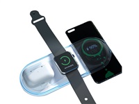 WG - Bezdrátová nabíječka stolní 22,5W, Fast Wireless Charger, bílá