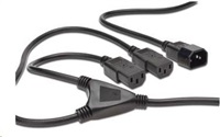 PREMIUMCORD Kabel napájecí 230V prodlužovací Y - 1xM/2xF