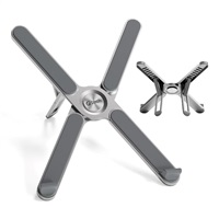 C-TECH Stojan na notebook Quallis NTS-100, do 15,6", nastavitelný, hliníkový