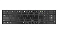 GENIUS Klávesnice Slimstar K500 Education, Bez písmen, Drátová USB, černá