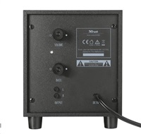 TRUST Reproduktory 2.1 Avora Subwoofer Speaker Set - black