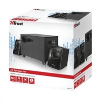 TRUST Reproduktory 2.1 Avora Subwoofer Speaker Set - black