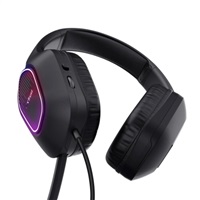 TRUST Herní sluchátka GXT 416 ZIROX, LED, USB, 3.5mm Jack, černá