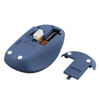 TRUST Myš YVI+, Bezdrátová, Eco, modrá - bluetooth + wifi