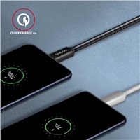 AXAGON BUCM3-AM20AB, SPEED kabel USB-C <-> USB-A, 2m, USB 3.2 Gen 1, 3A, ALU, oplet, černý