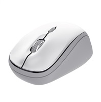TRUST Myš YVI+, Bezdrátová, Eco, bílá - bluetooth + wifi