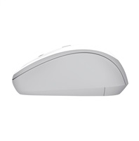 TRUST Myš YVI+, Bezdrátová, Eco, bílá - bluetooth + wifi