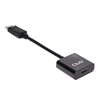 Club3D Adaptér aktivní DisplayPort 1.2 na HDMI 2.0 4K60Hz UHD, 20cm