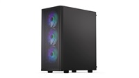 ENDORFY Case Ventum 200 ARGB, Průhledná bočnice, ATX, 4x120mm ARGB Fan, černá
