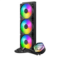 Cooler Master vodní chladič MasterLiquid 360 Atmos ARGB, 3x120mm, LGA1851, AM5, černá