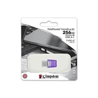 Kingston Flash Disk 256GB DataTraveler microDuo 3C 200MB/s dual USB-A + USB-C
