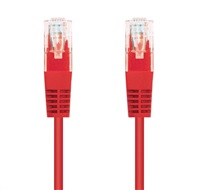 C-TECH kabel patchcord Cat5e, UTP, červený, 5m