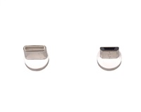 PREMIUMCORD Magnetický micro USB a USB-C nabíjecí a datový kabel 1m, červený