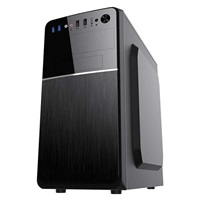 VeinX case Chant CH25M Micro Tower, bez zdroje, 1x USB-C, 2x USB3.0, 1x USB2.0, černá