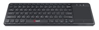 C-TECH klávesnice WLTK-01, bezdrátová s touchpadem, černá, USB