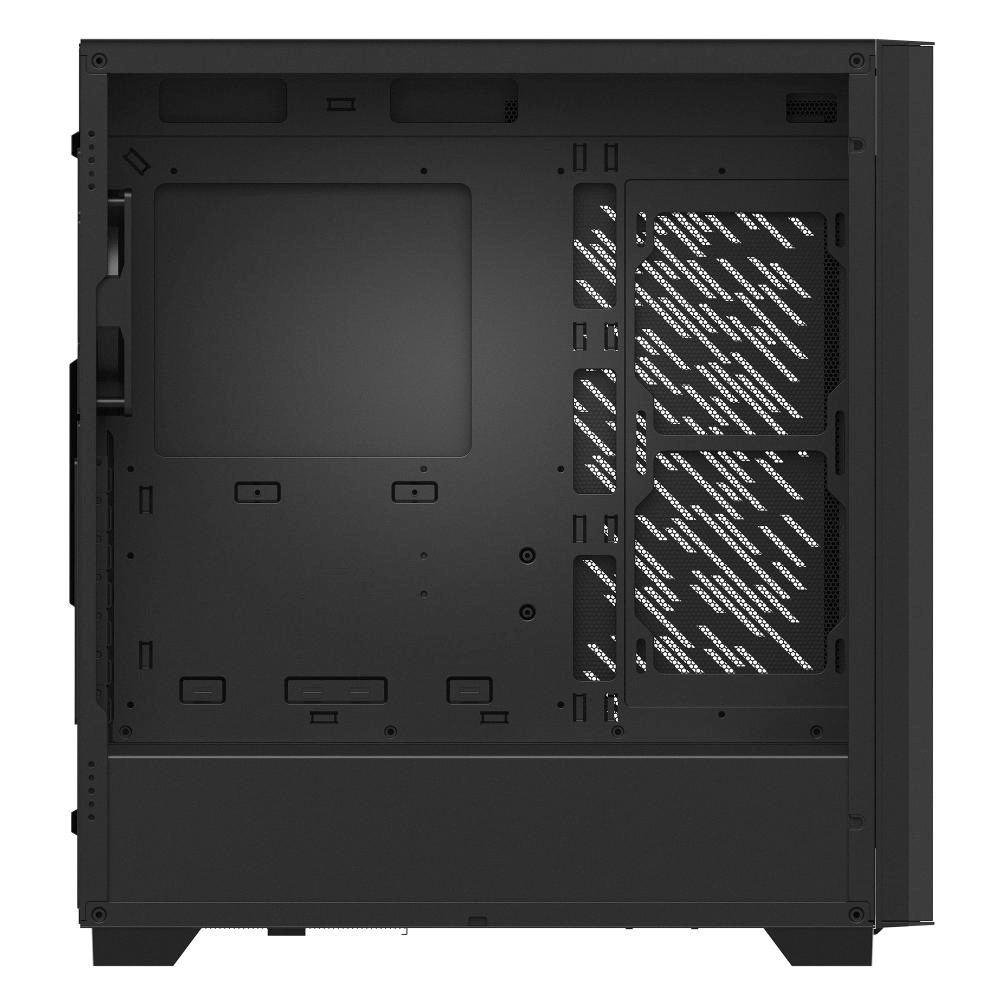 ADATA XPG case VALOR AIR PRO, ATX, Průhledná bočnice, 4x 120mm ARGB Fan, Černá