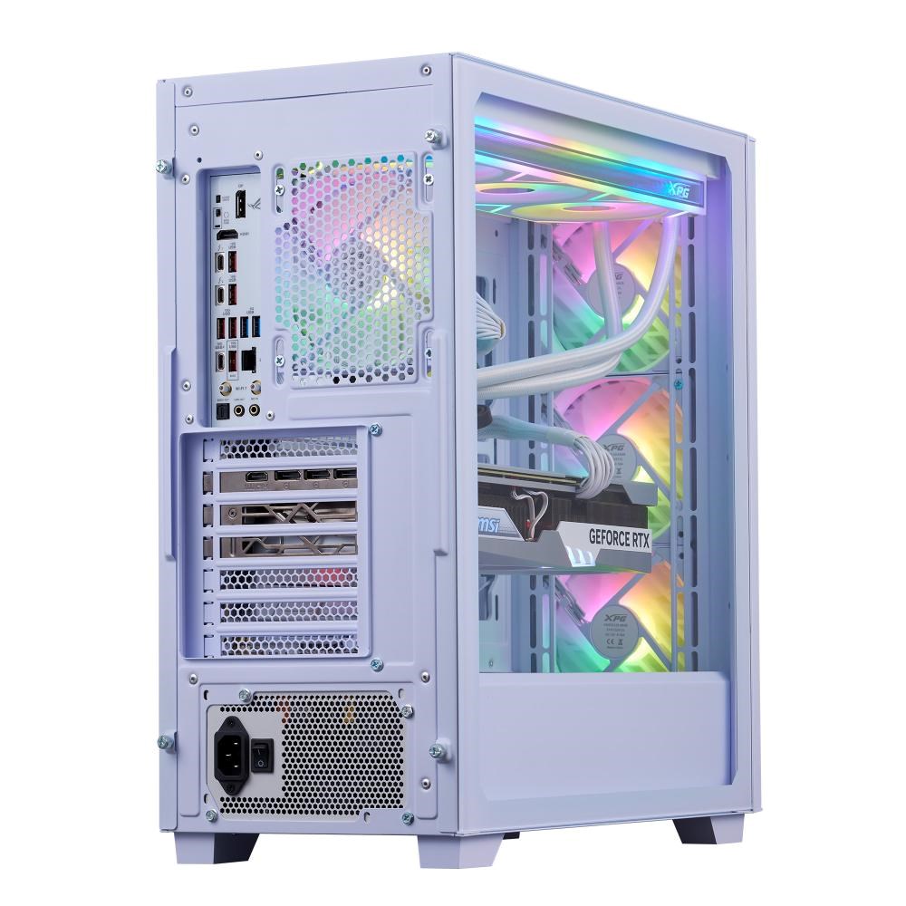 ADATA XPG case VALOR AIR PRO, ATX, Průhledná bočnice, 4x 120mm ARGB Fan, Bílá