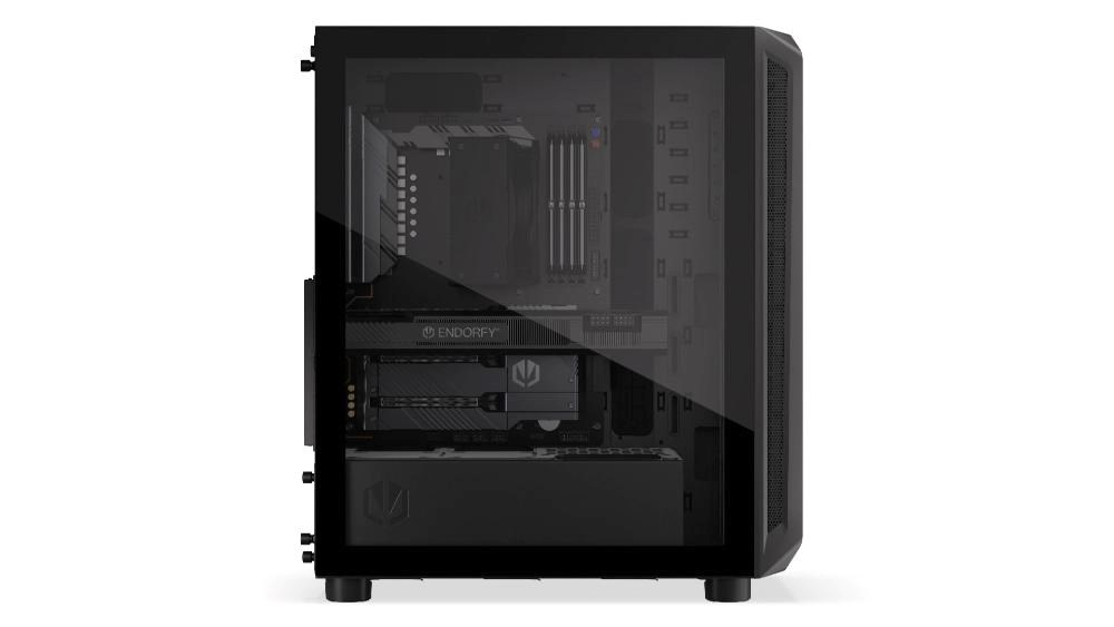 ENDORFY Case Arx 500 Core, Průhledná bočnice, ATX, 4x140mm Fan, černá