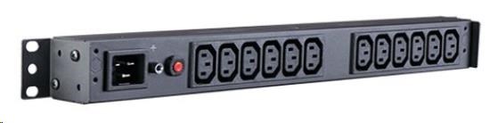 CyberPower Rack PDU, Basic, 1U, 16A, (12)C13, IEC-320 C20