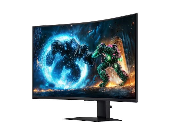 SAMSUNG MT LED LCD Monitor 37" (G75F) - Prohnutý, VA, 4K UHD, 1ms, 165hz, DP, HDMI