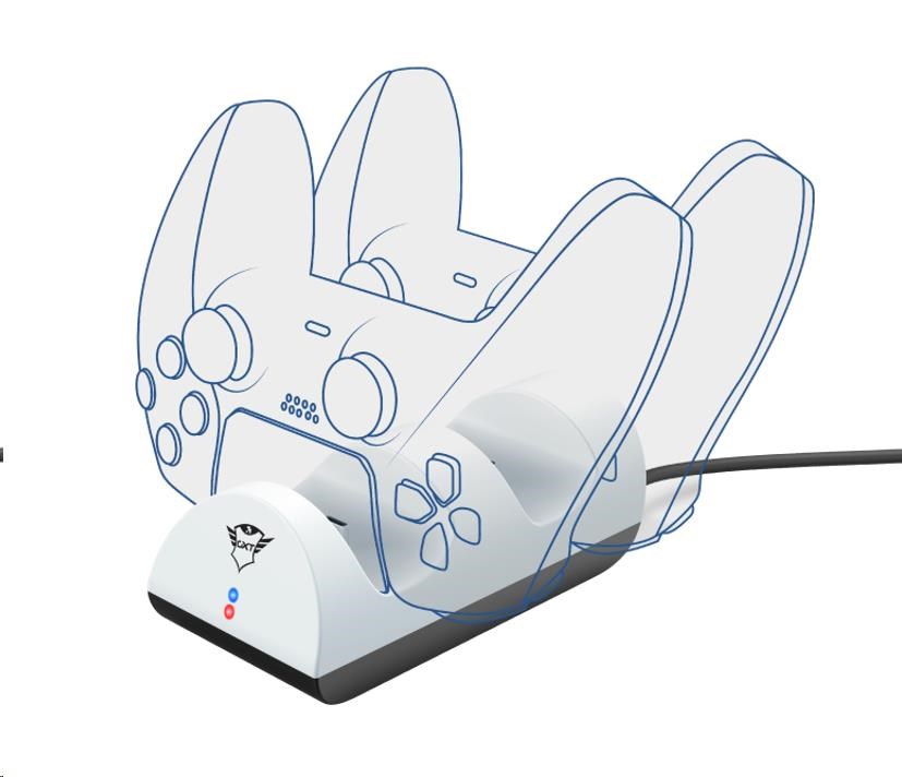 TRUST nabíjecí stanice GXT 254 Duo Charging Dock for PS5