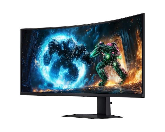 SAMSUNG MT LED LCD Monitor 40" (G75F) - Prohnutý, VA, 4K UHD, 1ms, 165hz, DP, HDMI