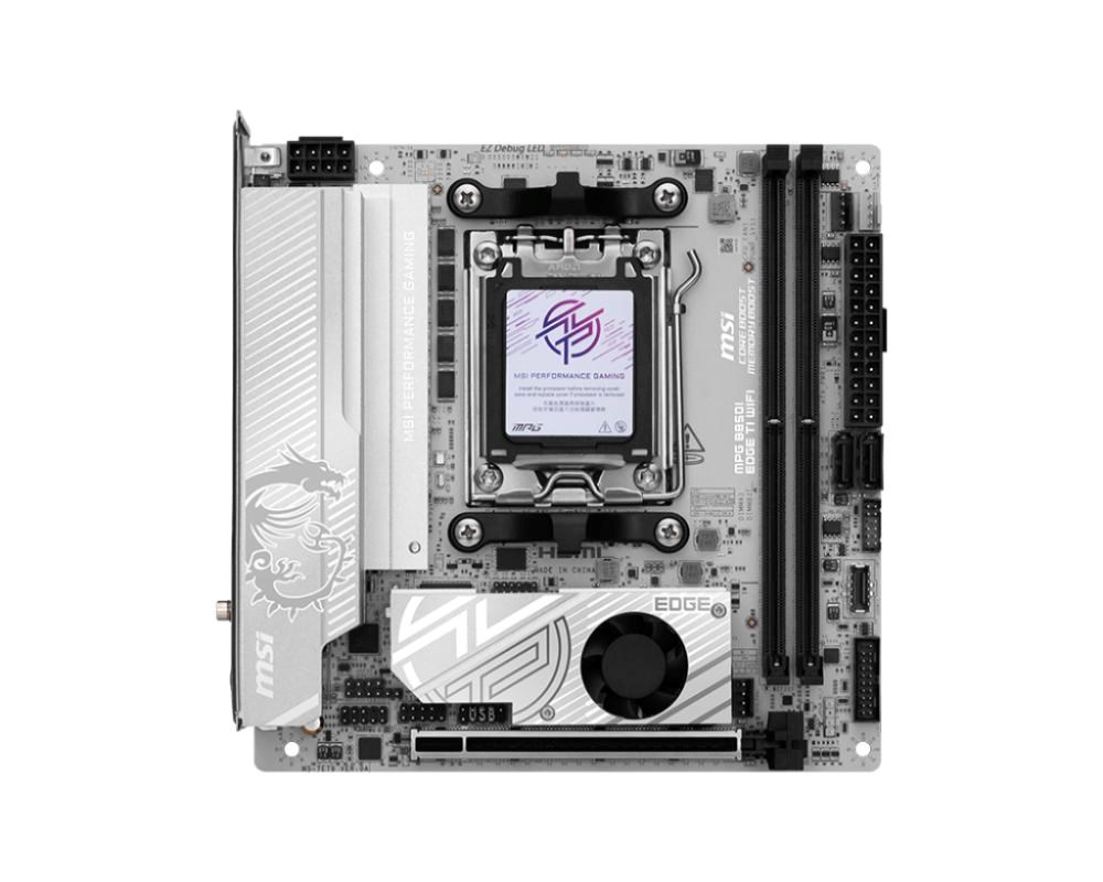 MSI MB Sc MPG B850I EDGE TI WIFI,AMD B850, 2xDDR5, 1xHDMI, WiFi, ATX