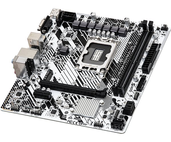 ASRock MB Sc LGA1700 H610M-HDV/M.2+ D5, Intel H610, 2xDDR5, 1xDP, 1xHDMI, 1xVGA, mATX