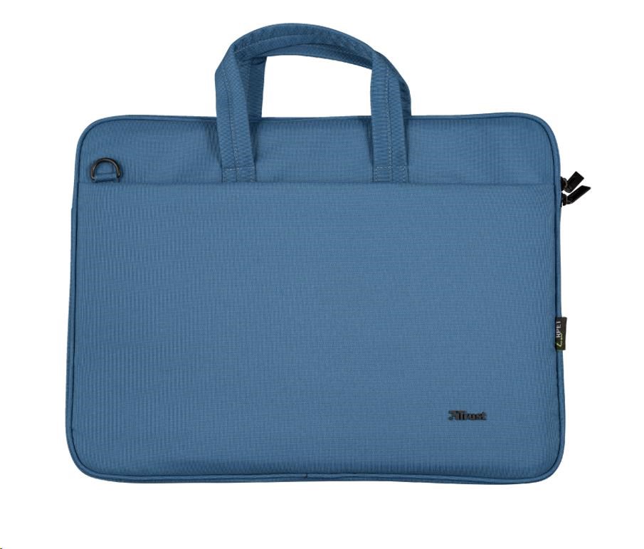 TRUST Pouzdro na notebook 16" Bologna Slim Laptop Bag Eco, modrá