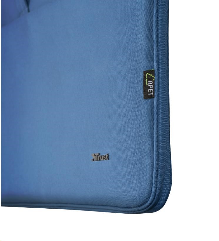 TRUST Pouzdro na notebook 16" Bologna Slim Laptop Bag Eco, modrá