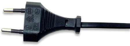 MANHATTAN kabel napájecí CEE 7/16 Male to C7 Female ("Euro 8"), 1.8 m (6 ft.), Black