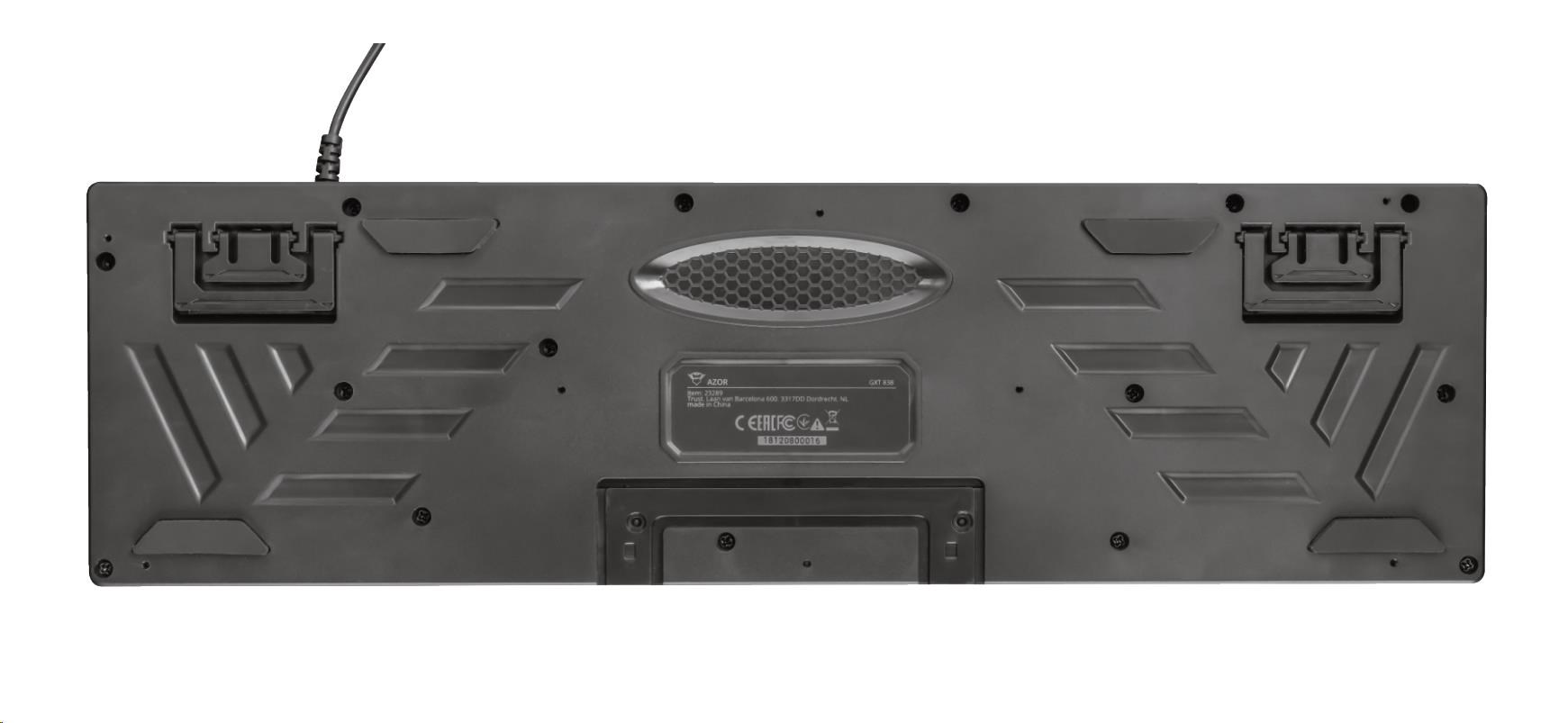 TRUST herní klávesnice GXT 835 Azor Illuminated Gaming Keyboard