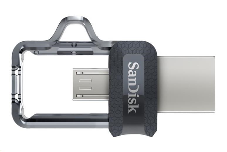 SanDisk Flash Disk 256GB Ultra, Dual USB Drive m3.0, OTG
